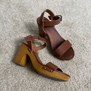 MIA Strappy Clog Sandals Size 8.5